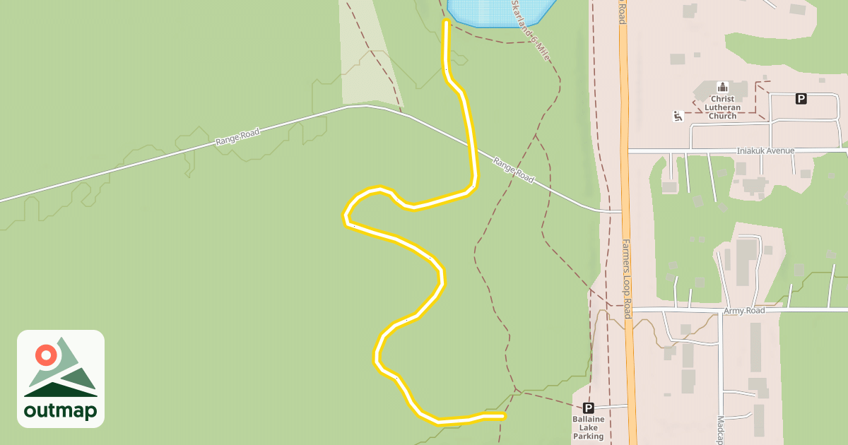 Map of Karl Reishus Trail