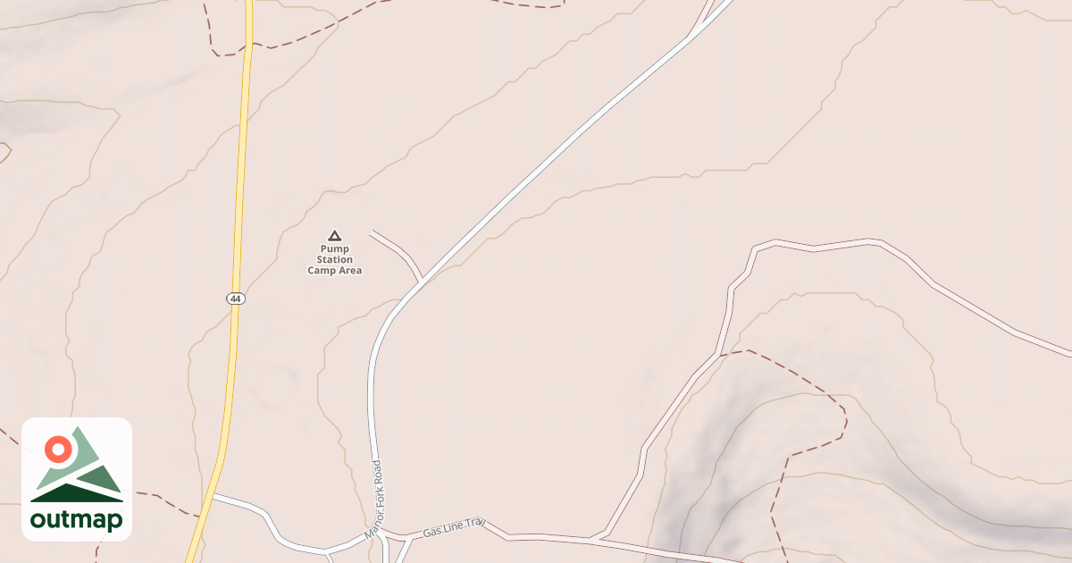 Map of Coudy Pike Snowmobile Trails