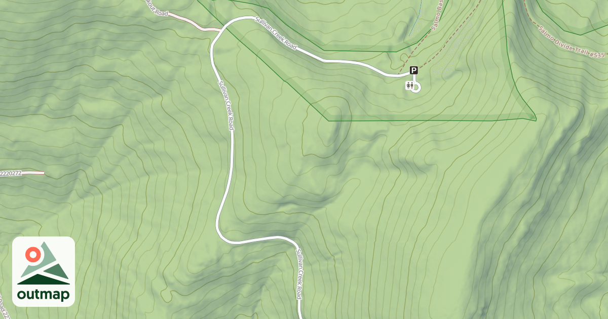 Map of SULLIVAN SALMO