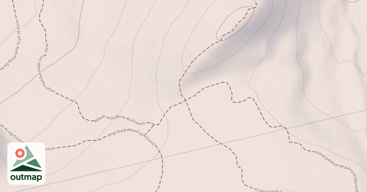 Map of Michaux State Forest - ATV Trail System