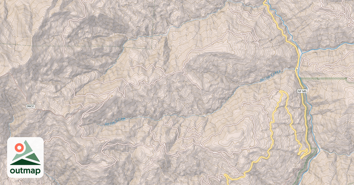 Map of LITTLE ROUND MTN.