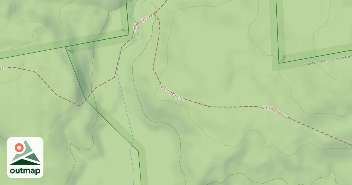 Map of Lithia Bypass Trail