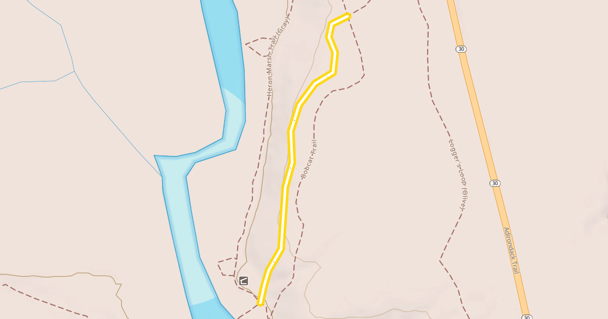 Map preview of Wood & Waters Trail (Red)