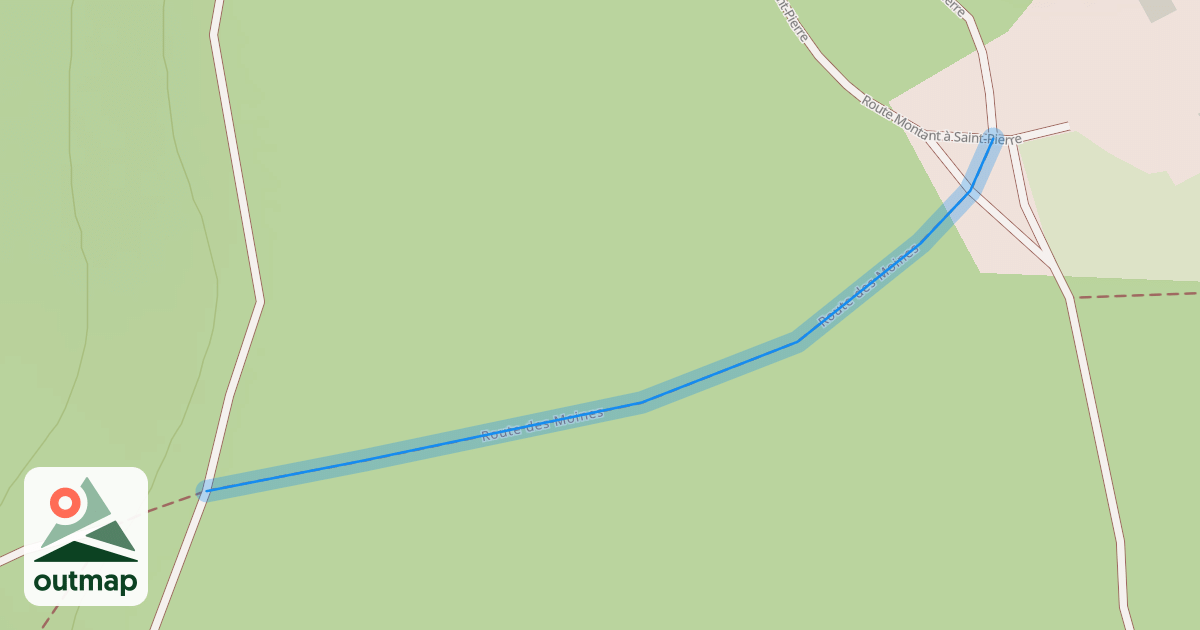 Map of Route des Moines