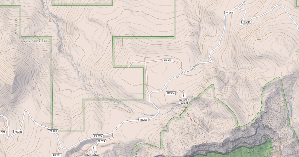 Map preview of Sugar Loaf Mountain