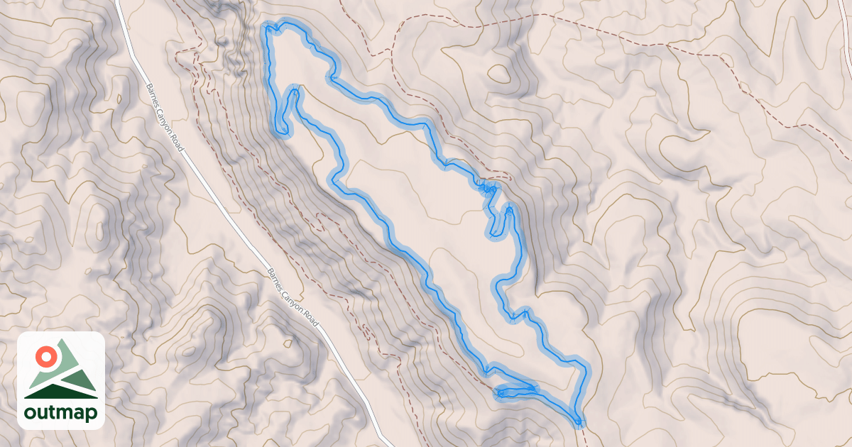 Map of Rocky Top Trail