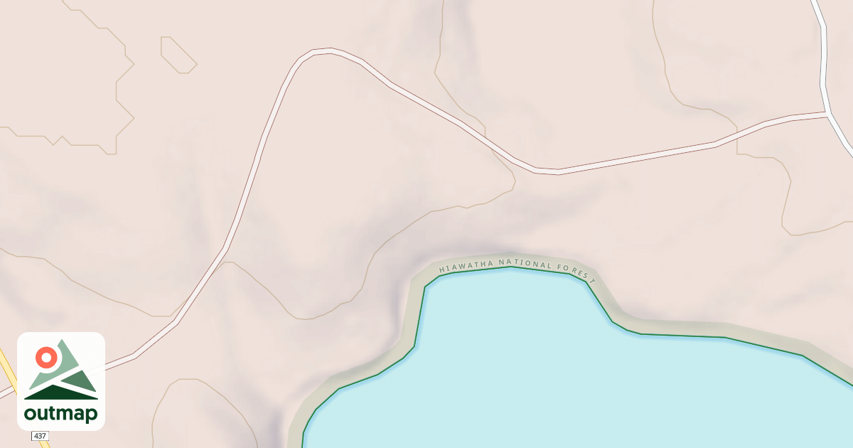 Map of LAKE MINERVA