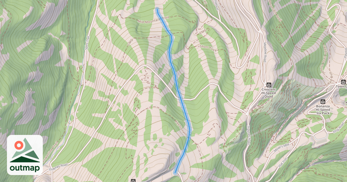 Map of Mel's Alley