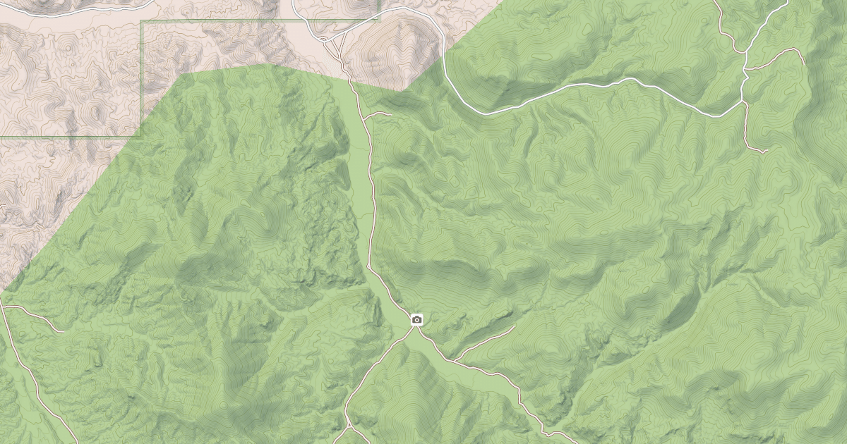Map preview of HUNTS CANYON