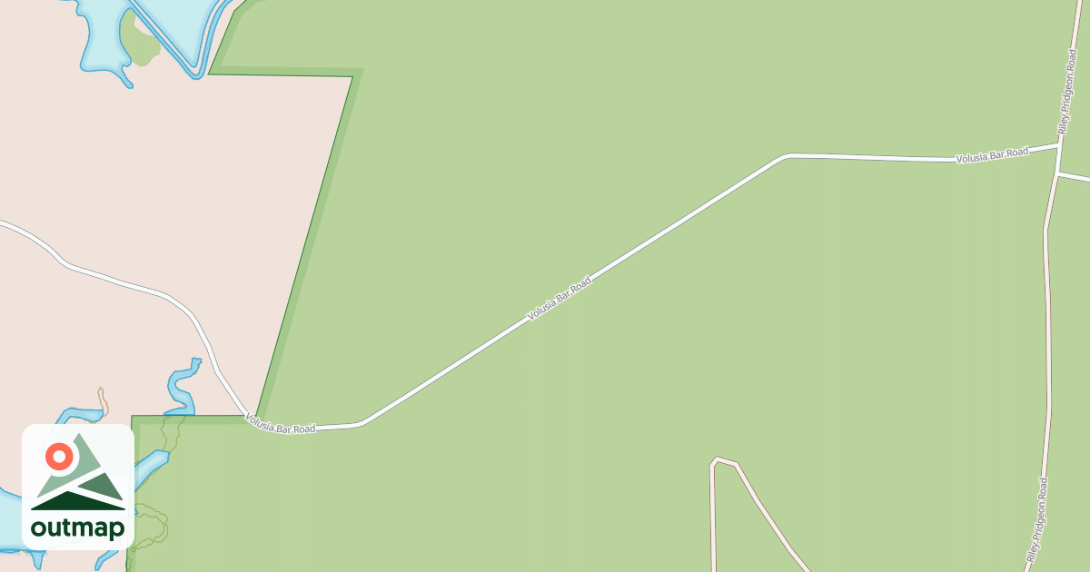 Map of Lake George State Forest Trail