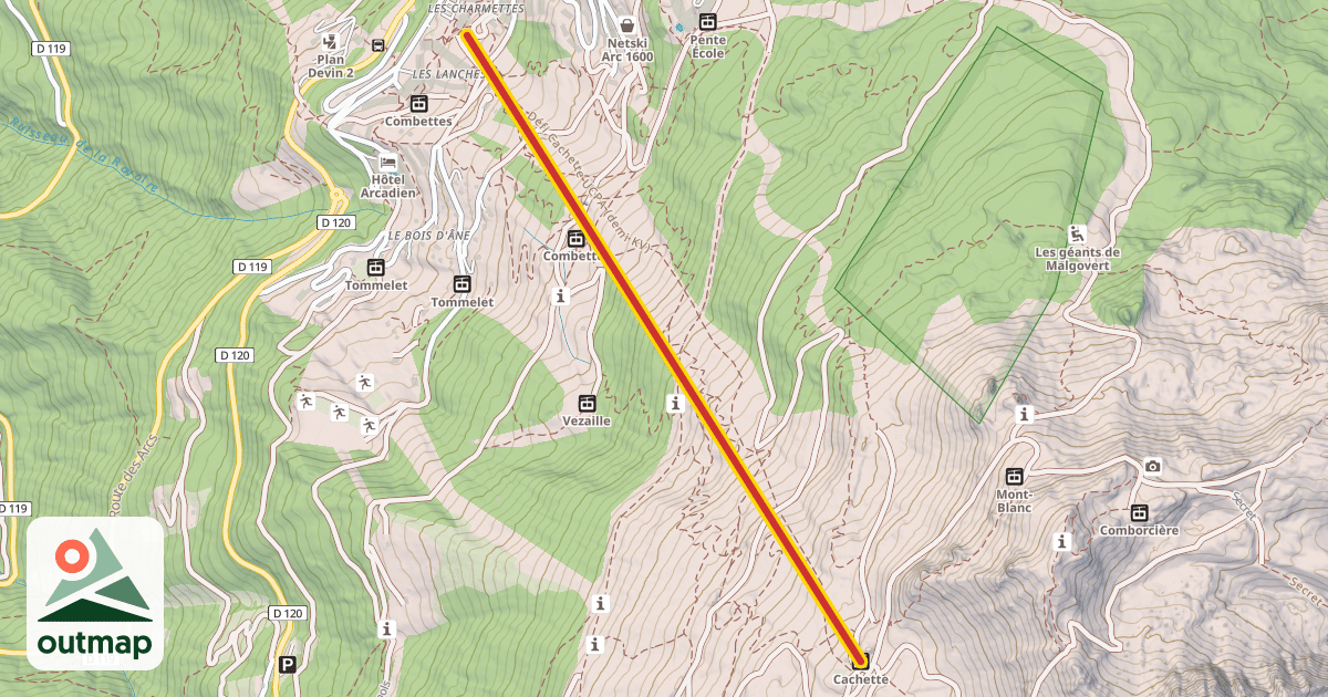 Map of Cachette