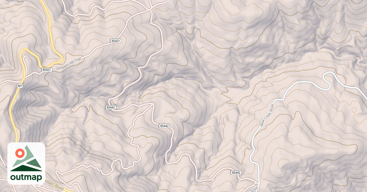 Map of OLE ROAD