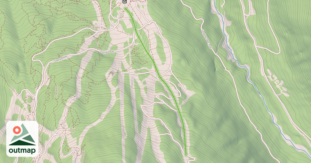Map of Olympic - Upper