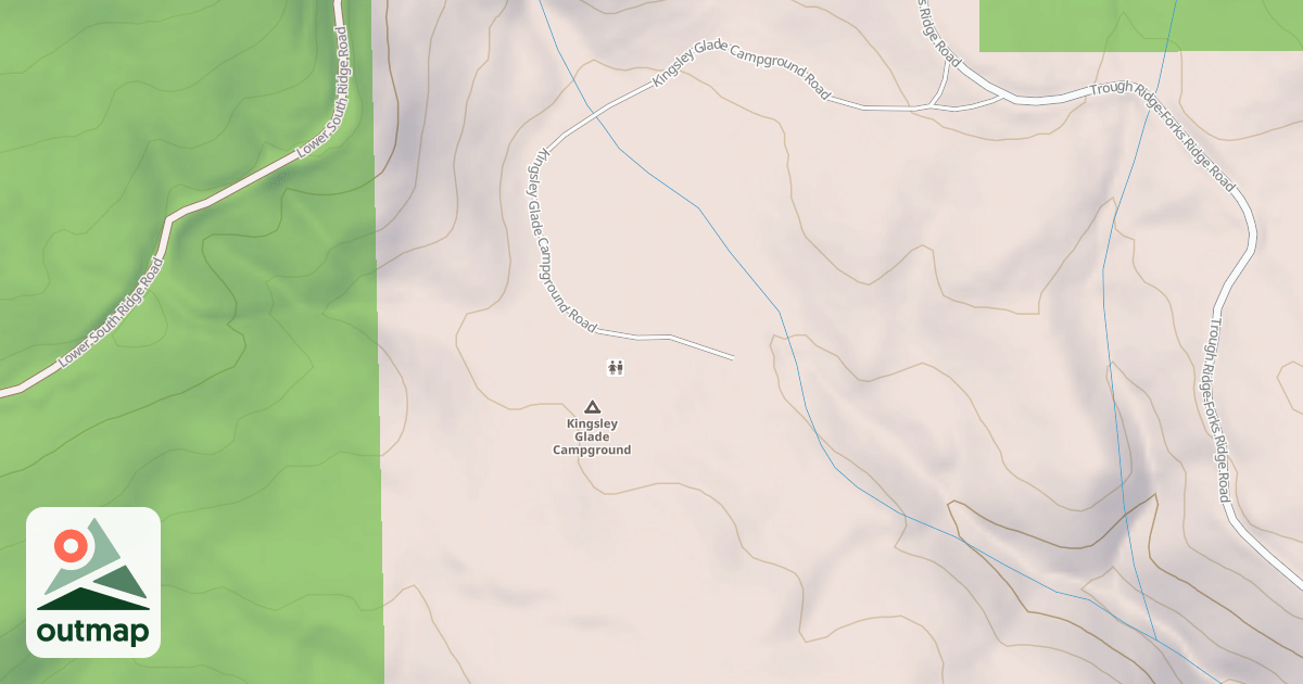 Map of KINGSLEY GLADE CG.