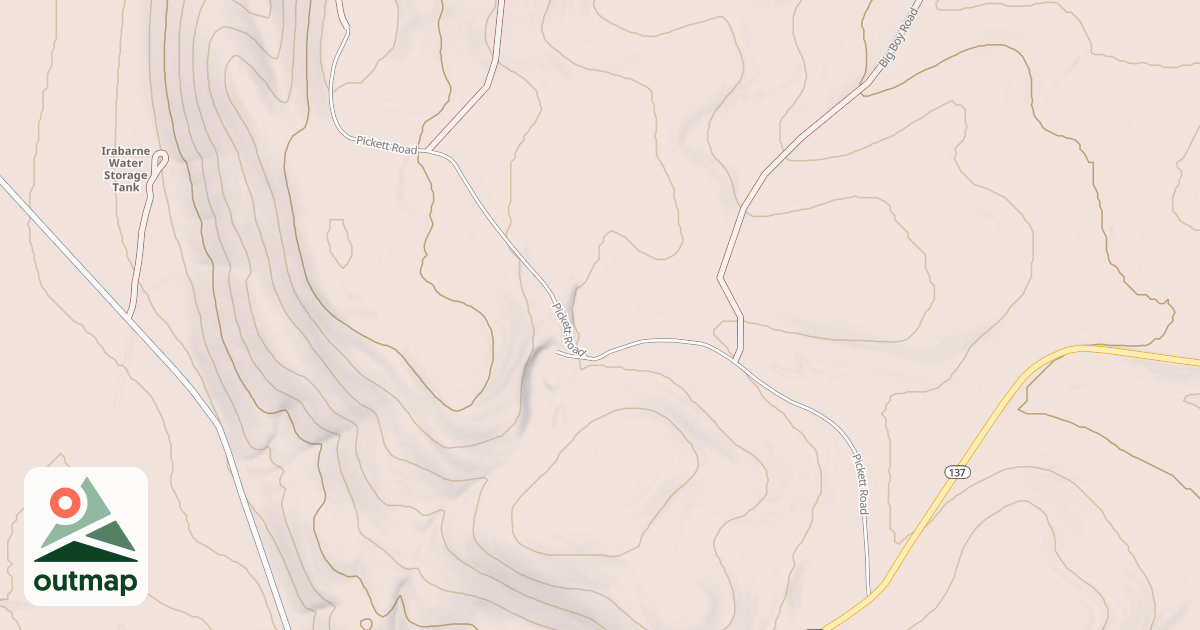 Map of PICKETT