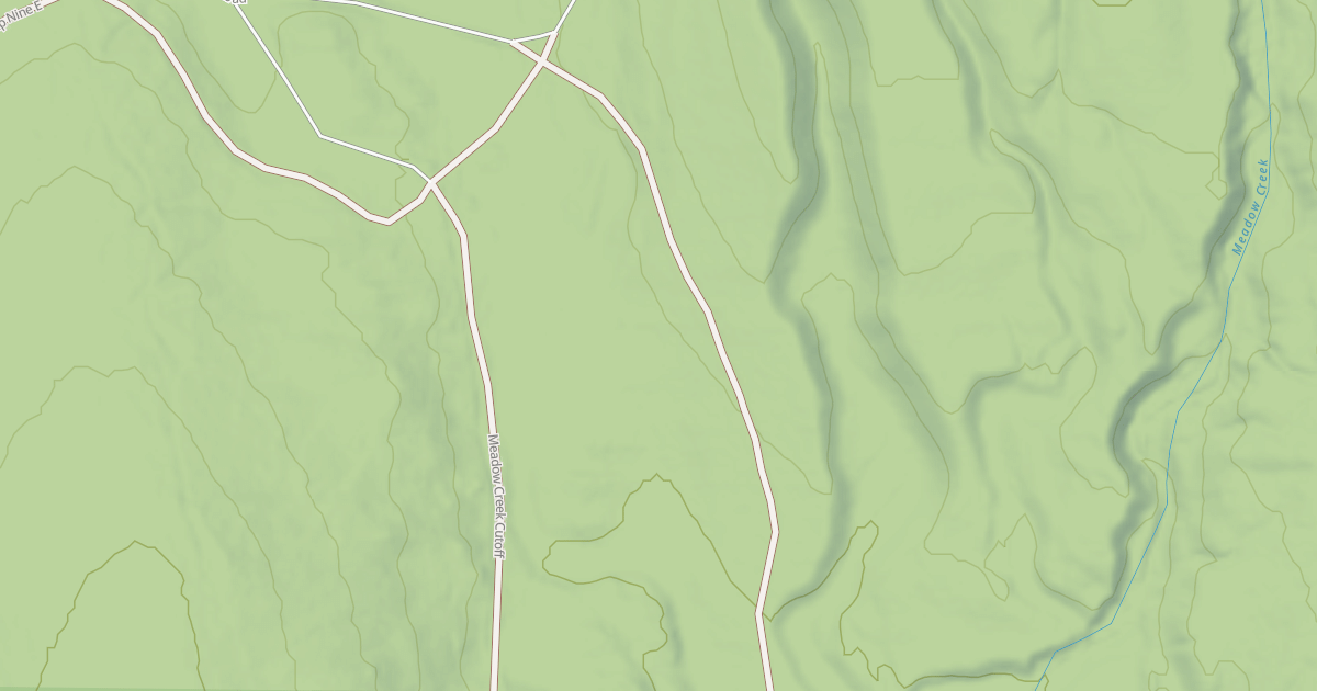 Map preview of MEADOW CREEK CUTOFF C