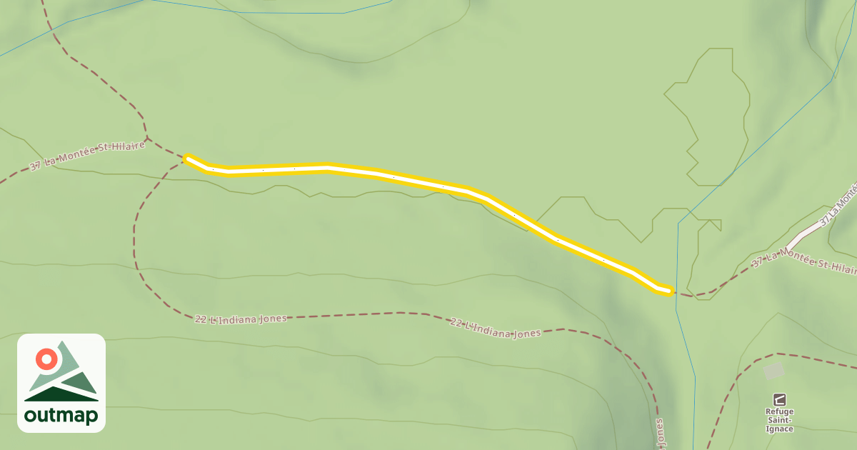 Map of 37 La Montée St-Hilaire