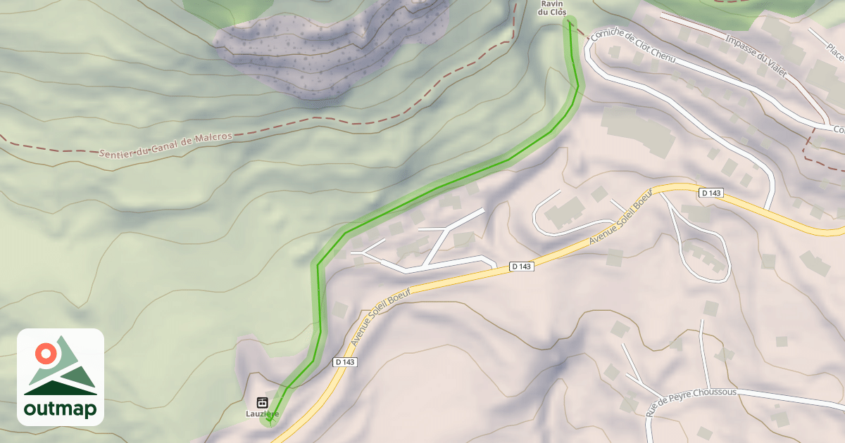 Map of Les Balcons