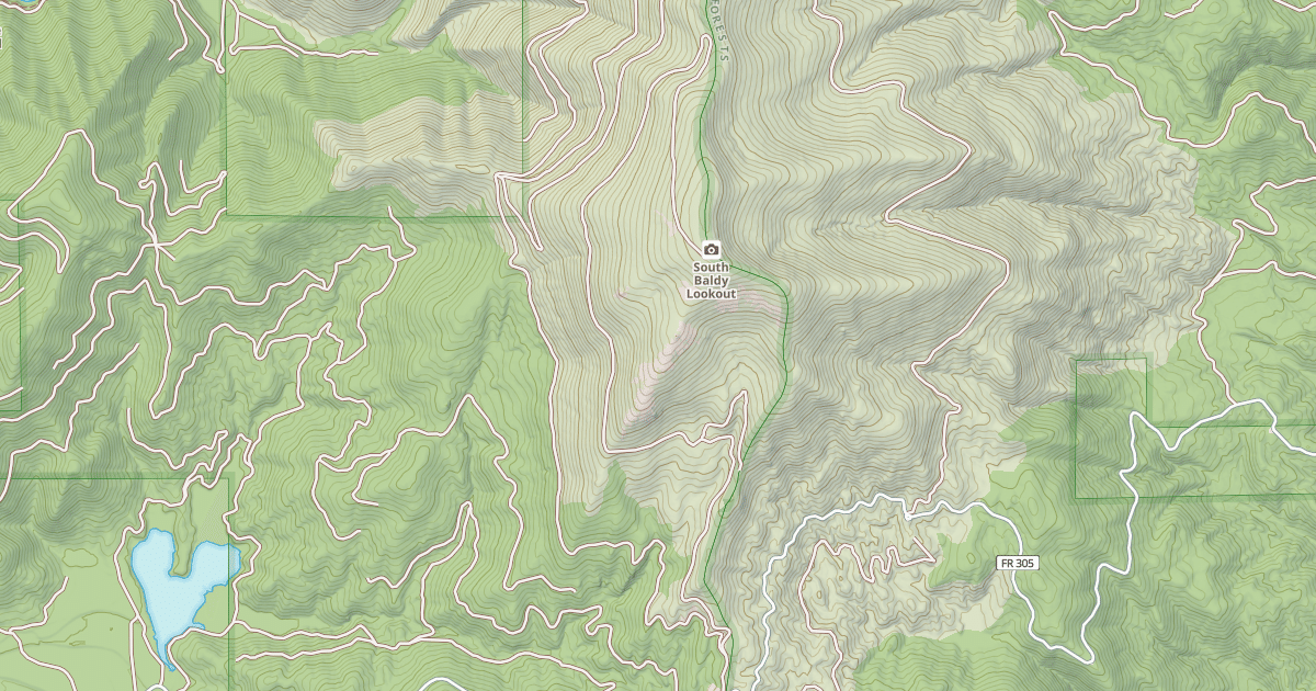Map preview of SOUTH BALDY