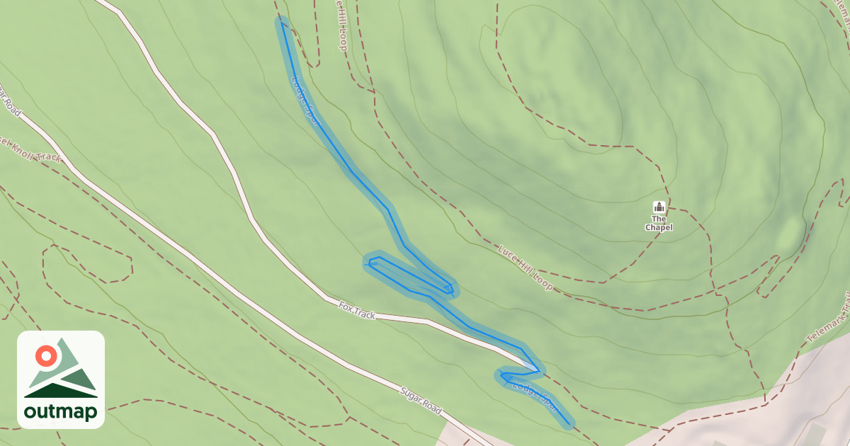 Map of Lodge Spur