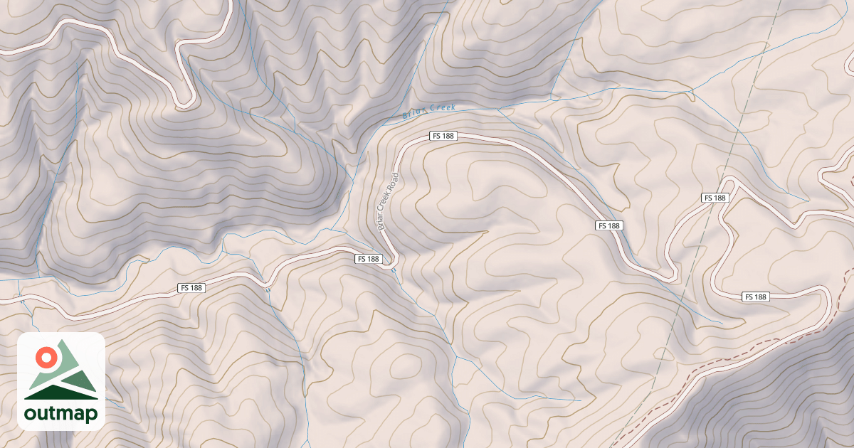 Map of BRIAR CREEK