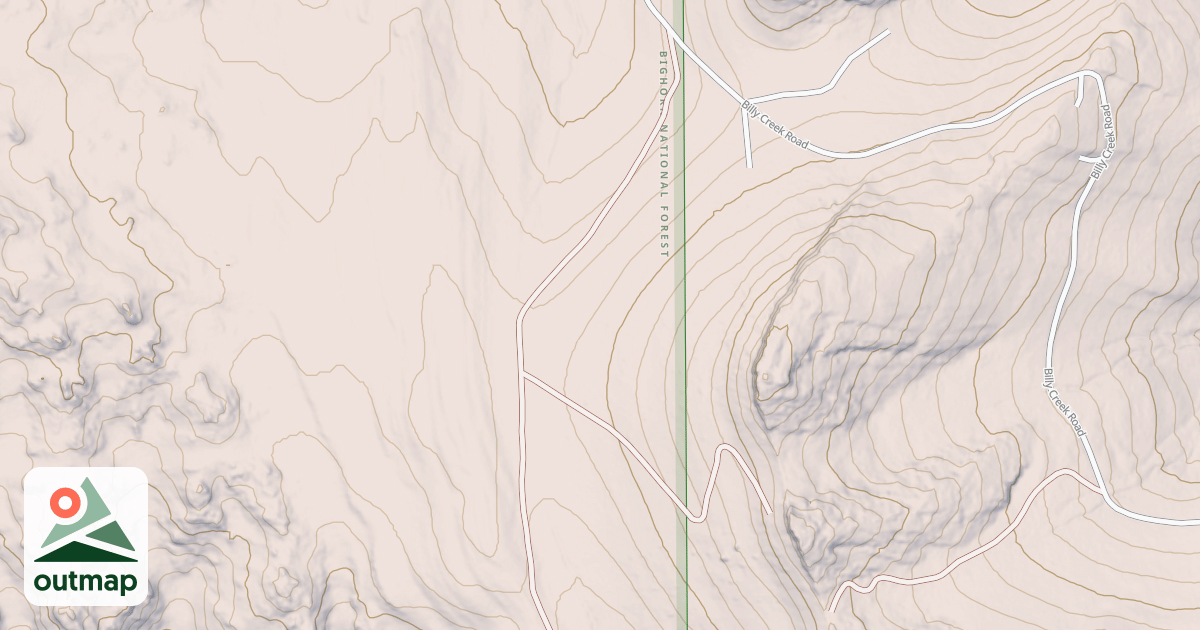 Map of POISON CREEK SPRING