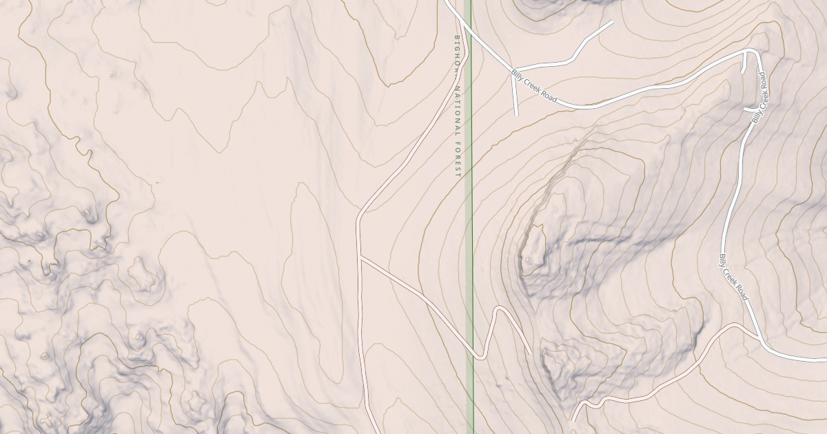 Map preview of POISON CREEK SPRING