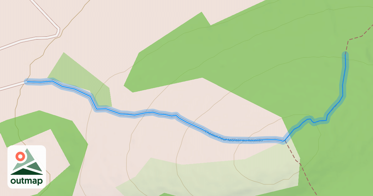 Map of Chemin Pour Monter au Routeau