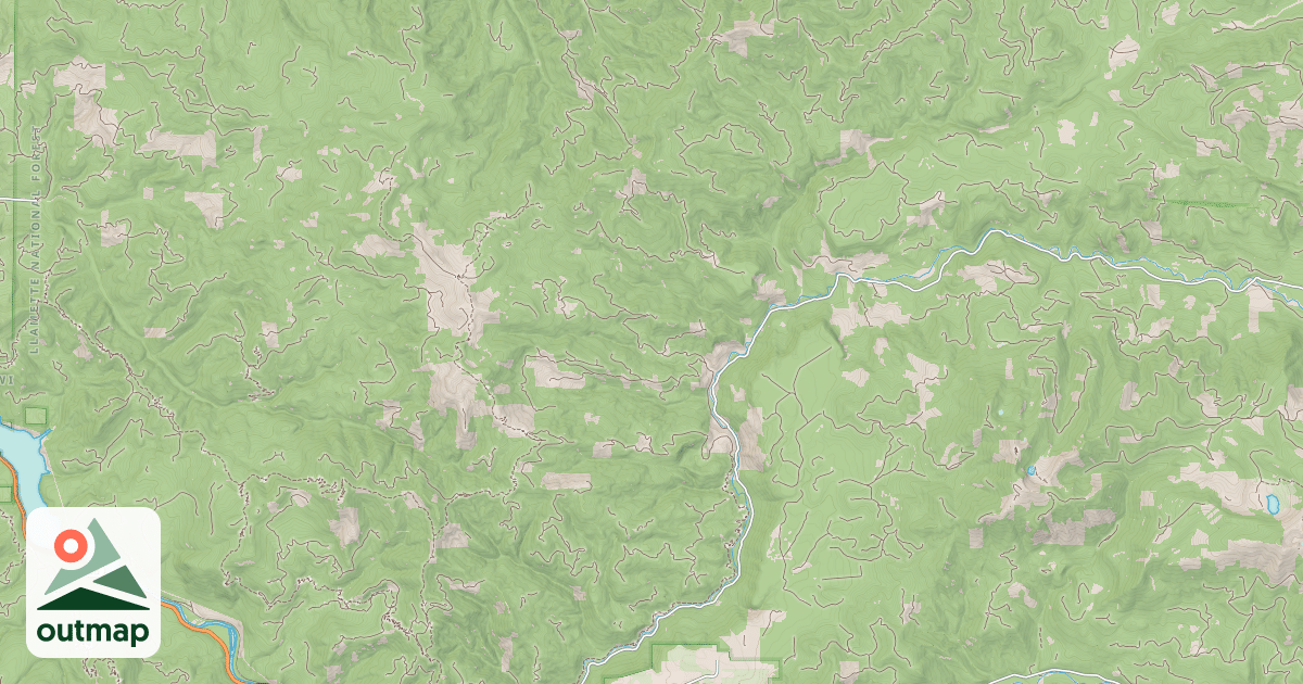 Map of ALPINE RIDGE