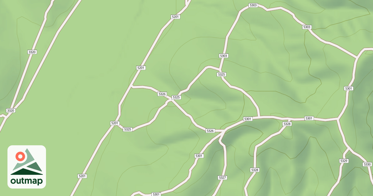 Map of USFS Motor Vehicle Use Map Trails 20032
