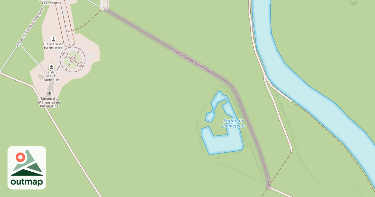 Map of Route du Maréchal Foch