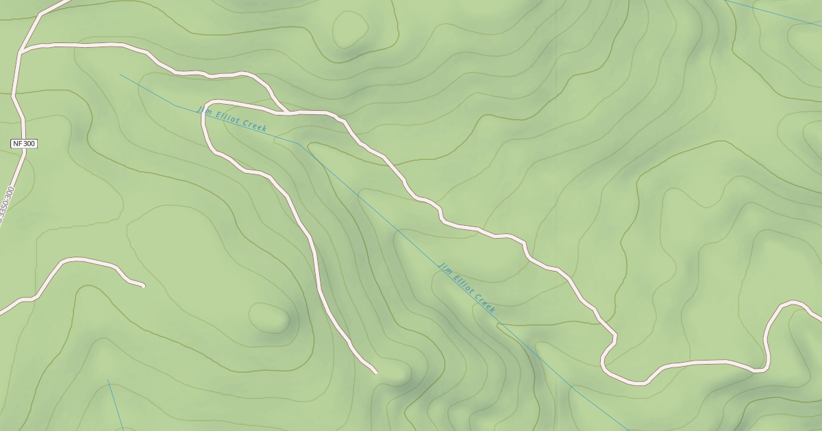 Map preview of USFS Motor Vehicle Use Map Roads {52A5AC7B-5D1B-4558-9877-DCFE3D42390E}