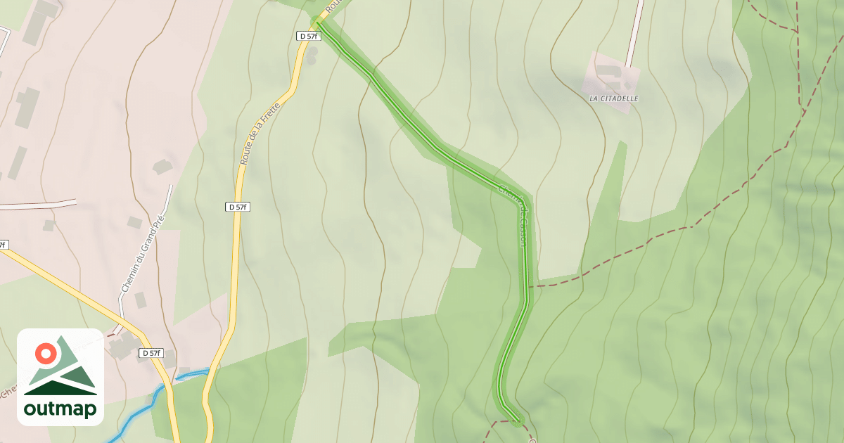 Map of Chemin de Casson