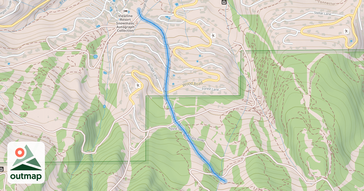 Map of Adams' Avenue (Lower)