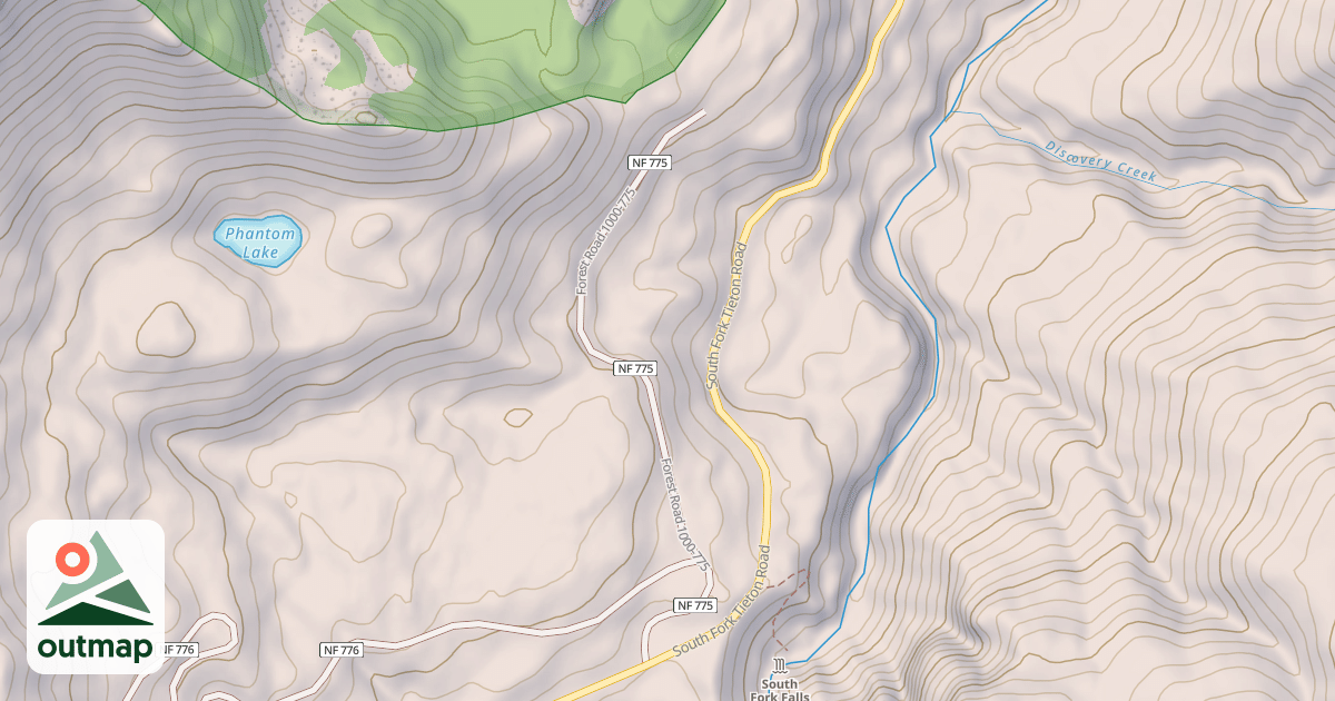Map of PHANTOM LAKE