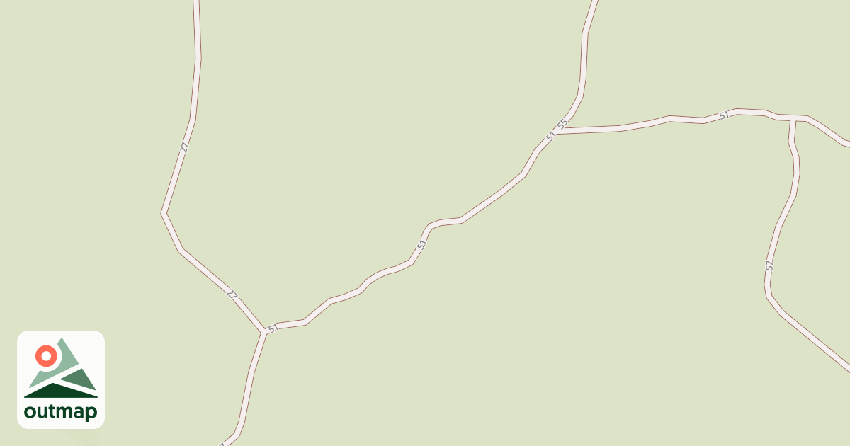 Map of Cline Buttes Tr 55