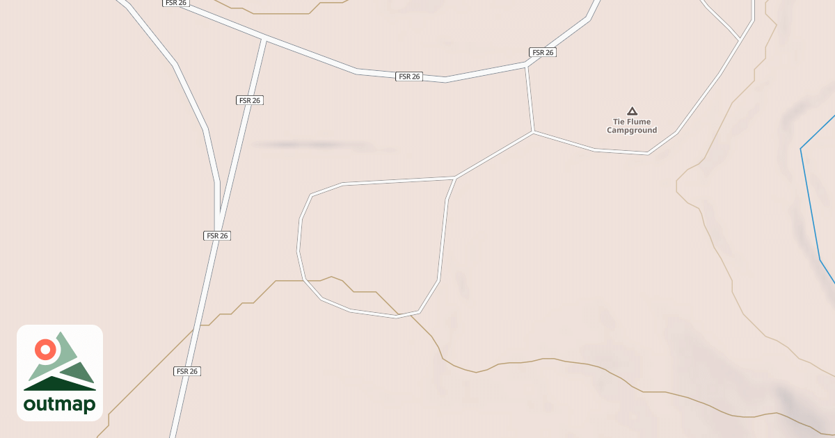 Map of TIE FLUME CAMPGROUND SPUR A