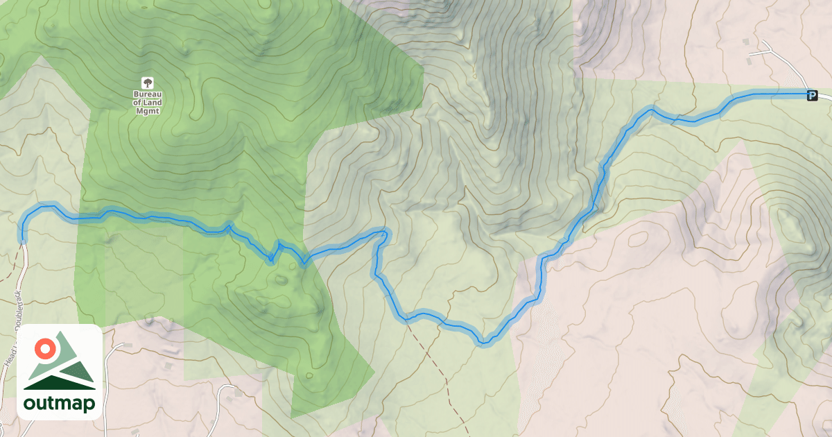 Map of Norris Singletrack