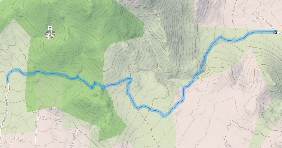 Map preview of Norris Singletrack