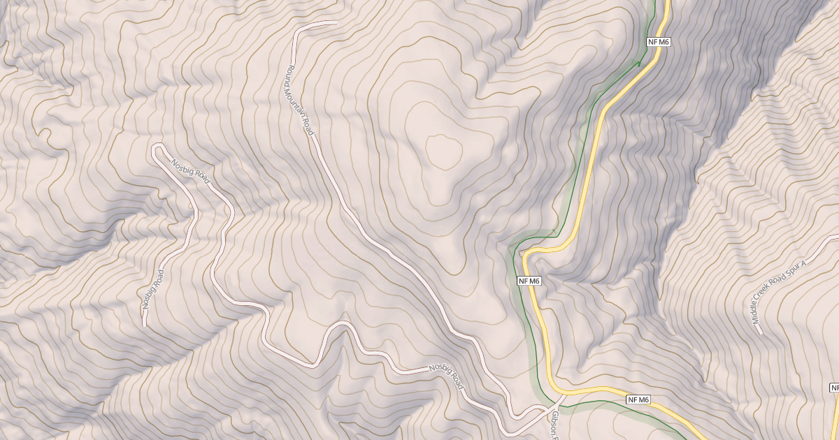 Map preview of ROUND MTN