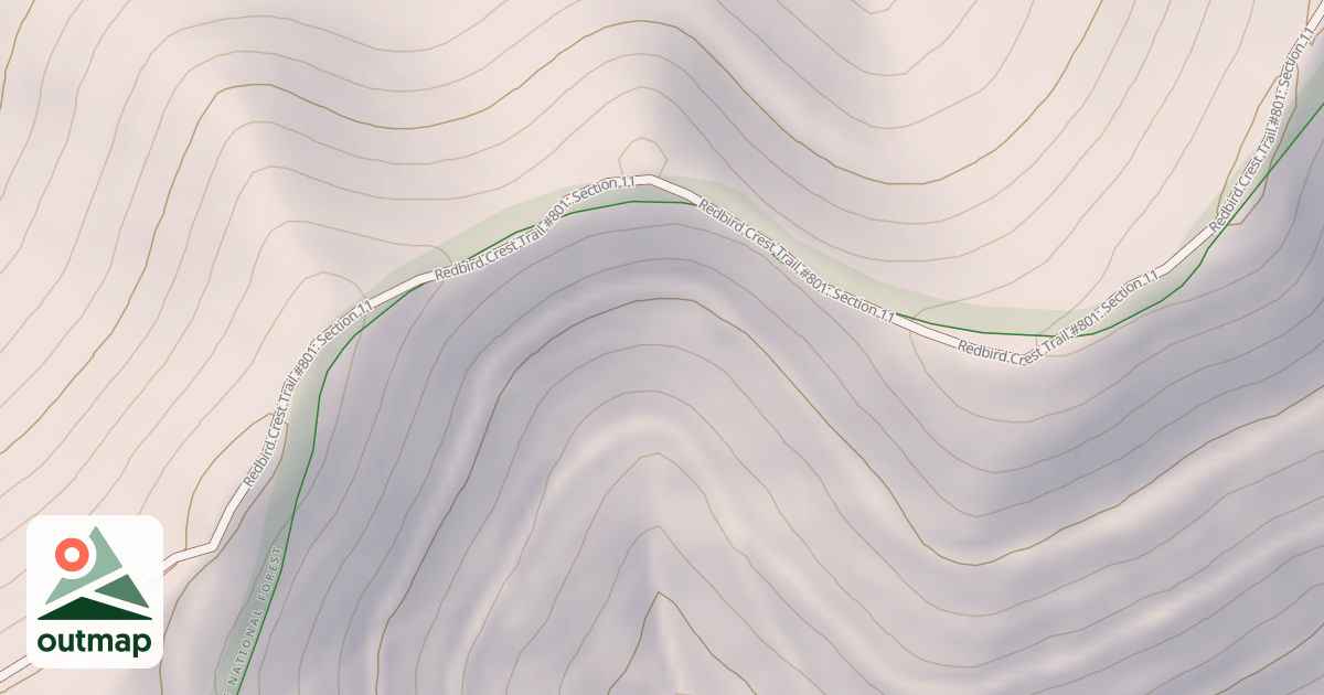 Map of Redbird Crest