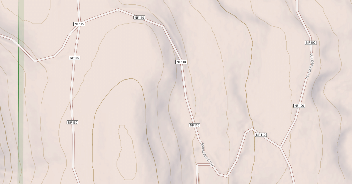 Map preview of USFS Motor Vehicle Use Map Trails 16876