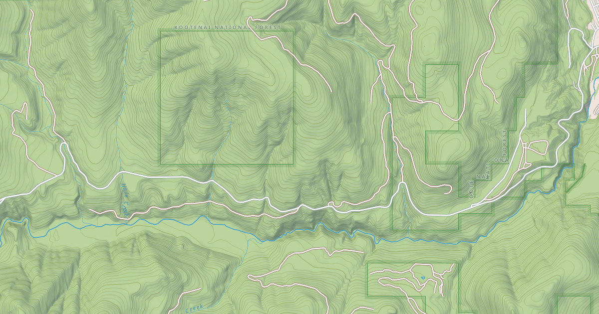 Map preview of CALLAHAN CREEK