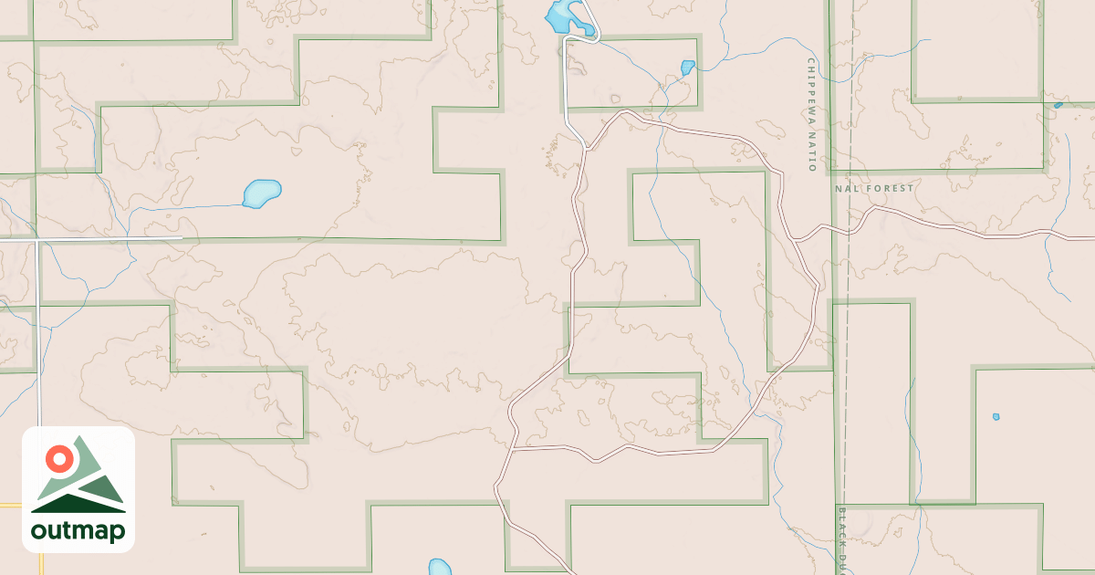 Map of BROOKS ROAD NORTHEAST