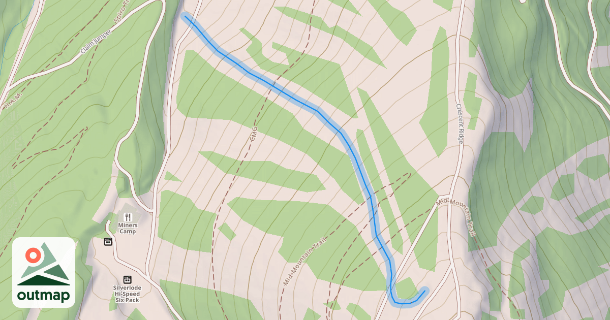 Map of Courchevel