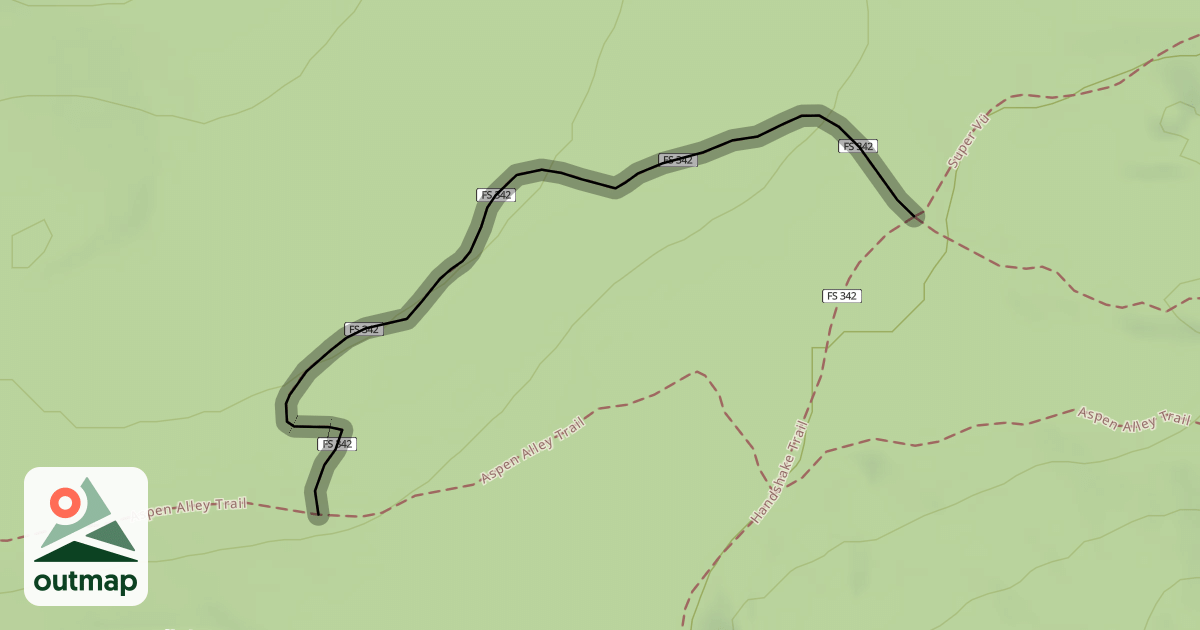 Map of Clear Cut Trail