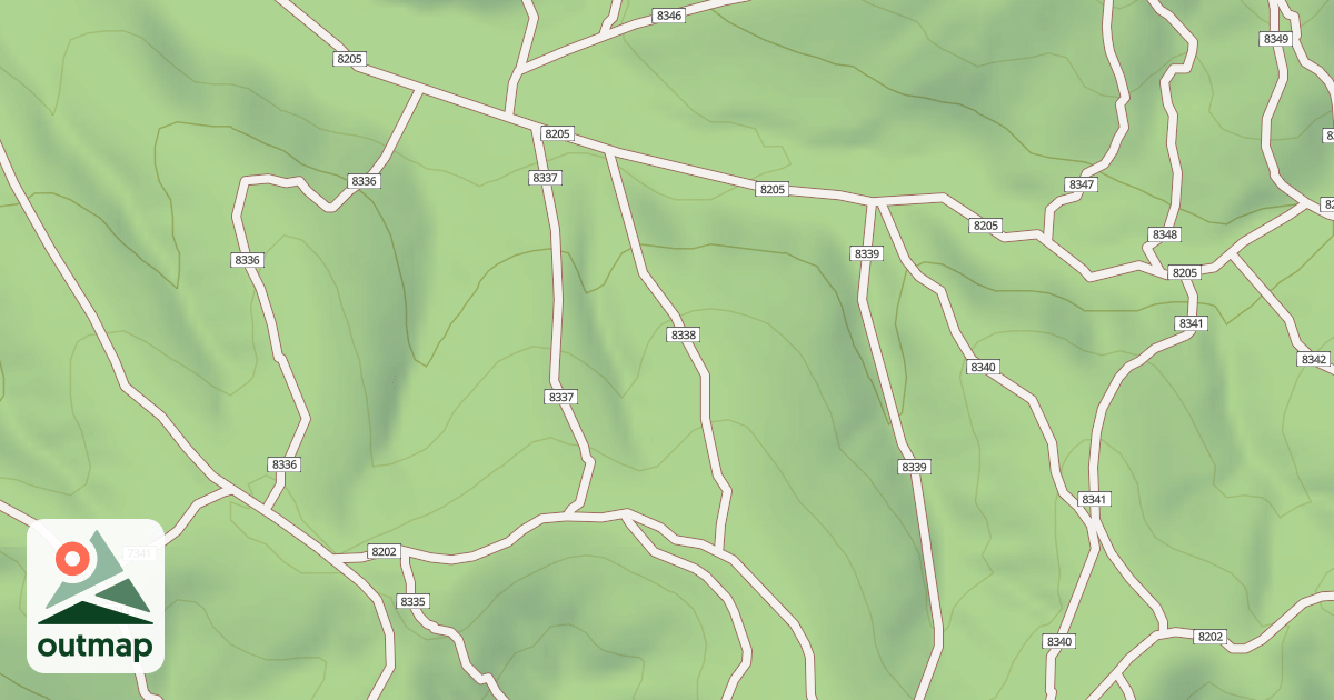 Map of USFS Motor Vehicle Use Map Trails 19006