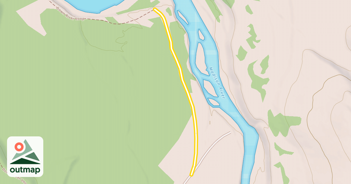 Map of Barns Hole Road