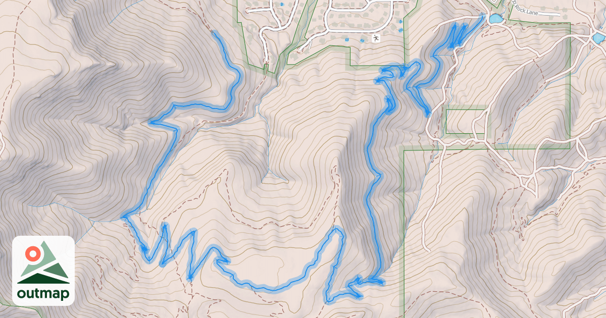 Map of Eric's Trail