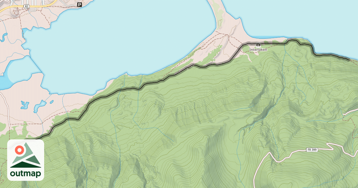 Map of Continental Divide Trail 414
